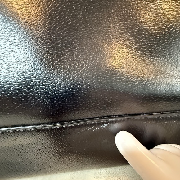 Kate Spade Womens Leather Lined Full Zip Top Handle Tote Black Bag - Picture 10 of 10